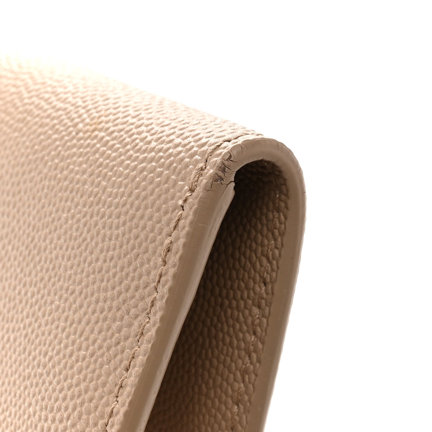 Saint Laurent Grain De Poudre Uptown Pouch Dark Beige 10 of 13