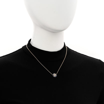 Christian Dior 18K Yellow Gold Diamond Lapis Lazuli Rose Des Vents Necklace 2 of 6