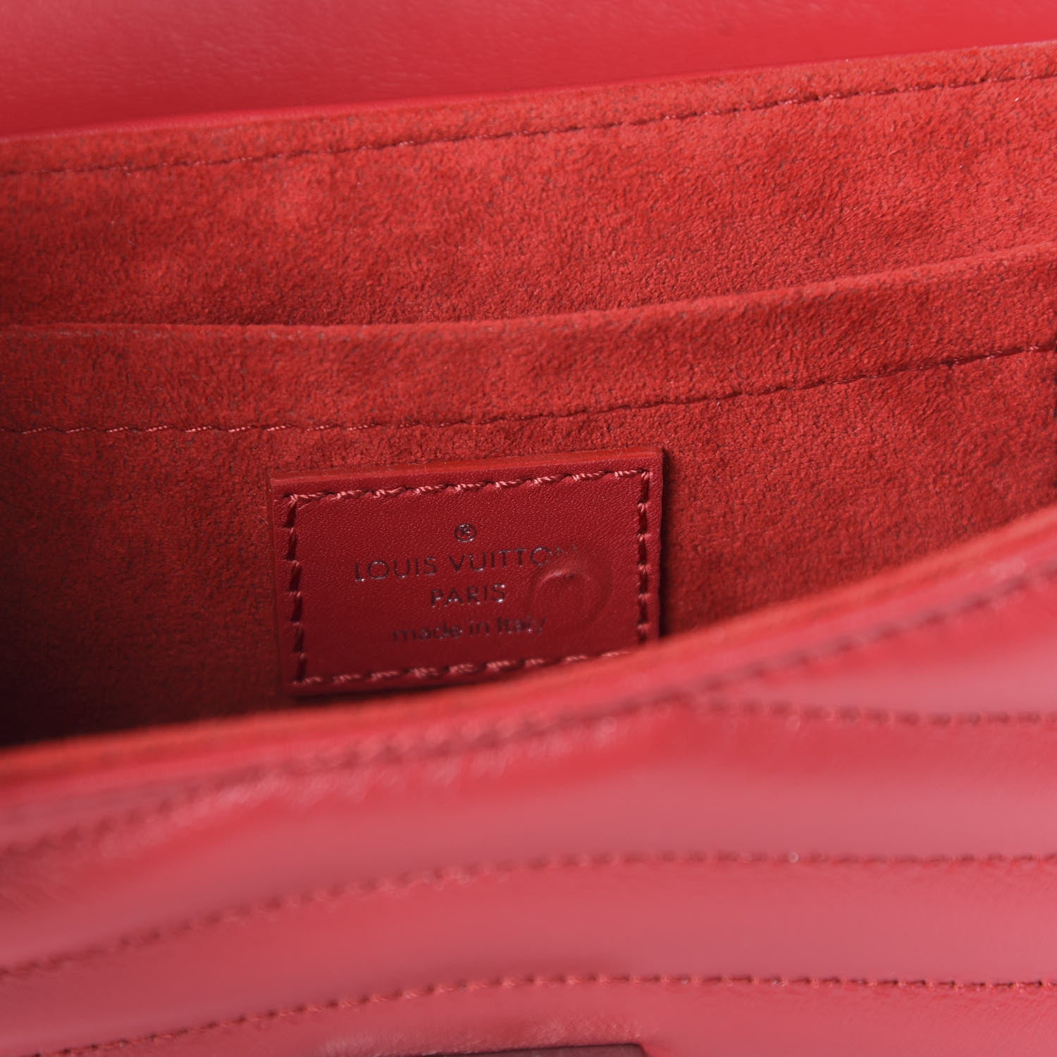 Louis Vuitton Calfskin Love Lock New Wave Chain PM Red 8 of 10