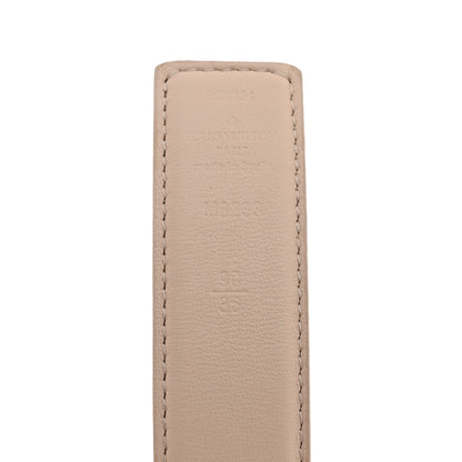 Louis Vuitton Monogram 20mm Pretty Reversible Belt 90 36 Beige 8 of 8