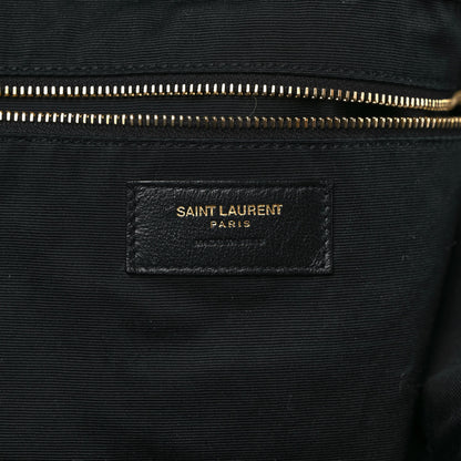 Saint Laurent Lambskin Quilted Maxi Icare Shopping Tote Black 7 of 10