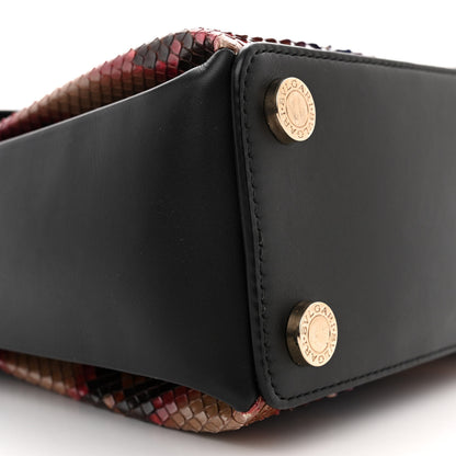 Bulgari Snakeskin Serpenti Viper Top Handle Bag Multicolor 9 of 16