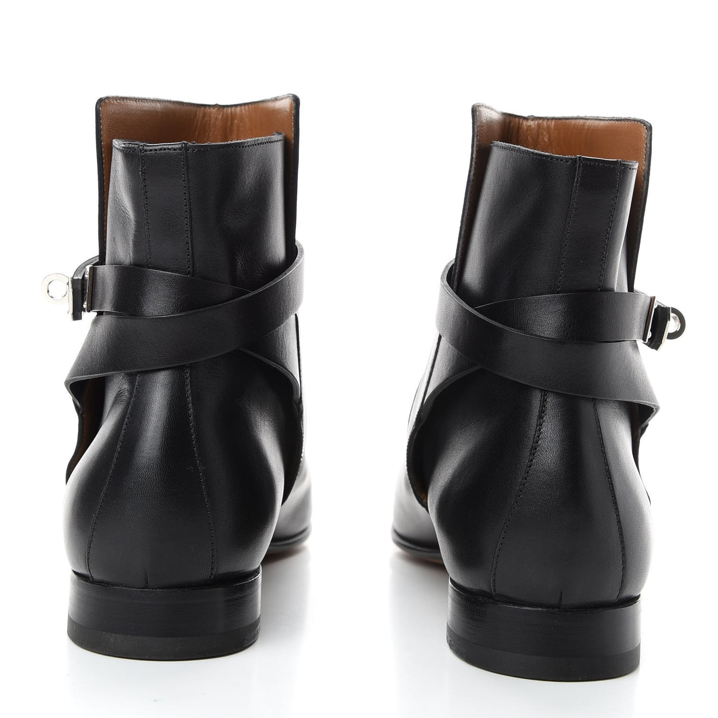 Calfskin Neo Low Boots 41 Black