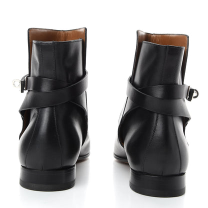 Hermes Calfskin Neo Low Boots 41 Black 6 of 8