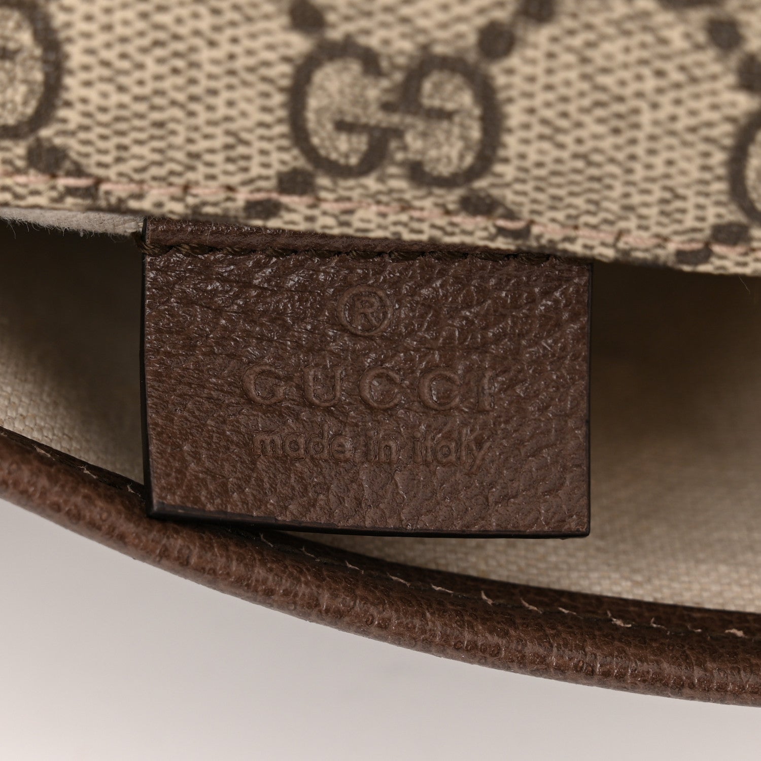 Gucci GG Supreme Monogram Neo Vintage Web Belt Bag Brown 5 of 10
