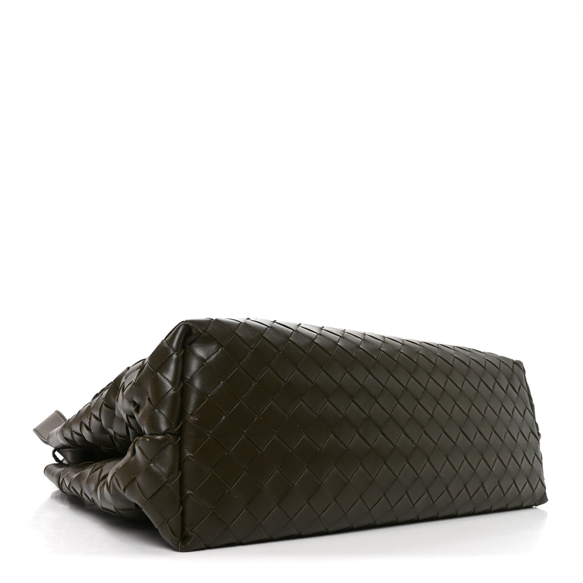 Calfskin Intrecciato Medium Andiamo Messenger Bag Kaki