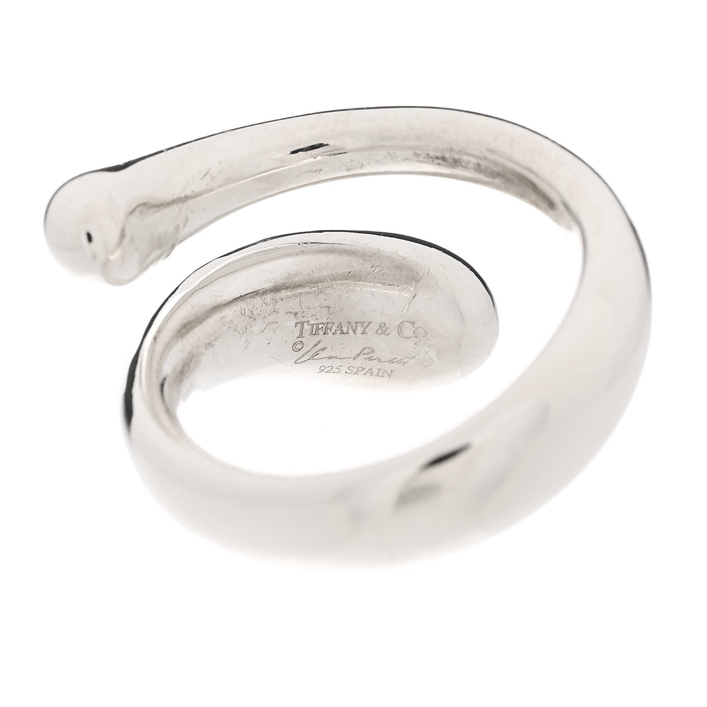 Sterling Silver Elsa Peretti Teardrop Ring 51 5.75