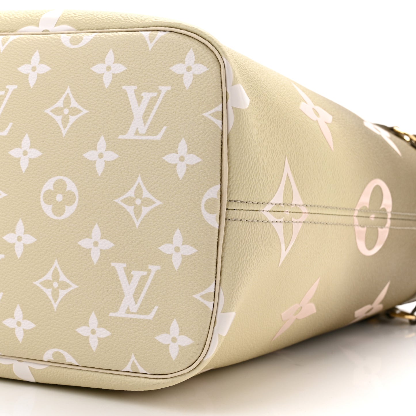 Monogram Giant Spring In The City Neverfull MM Sunset Kaki