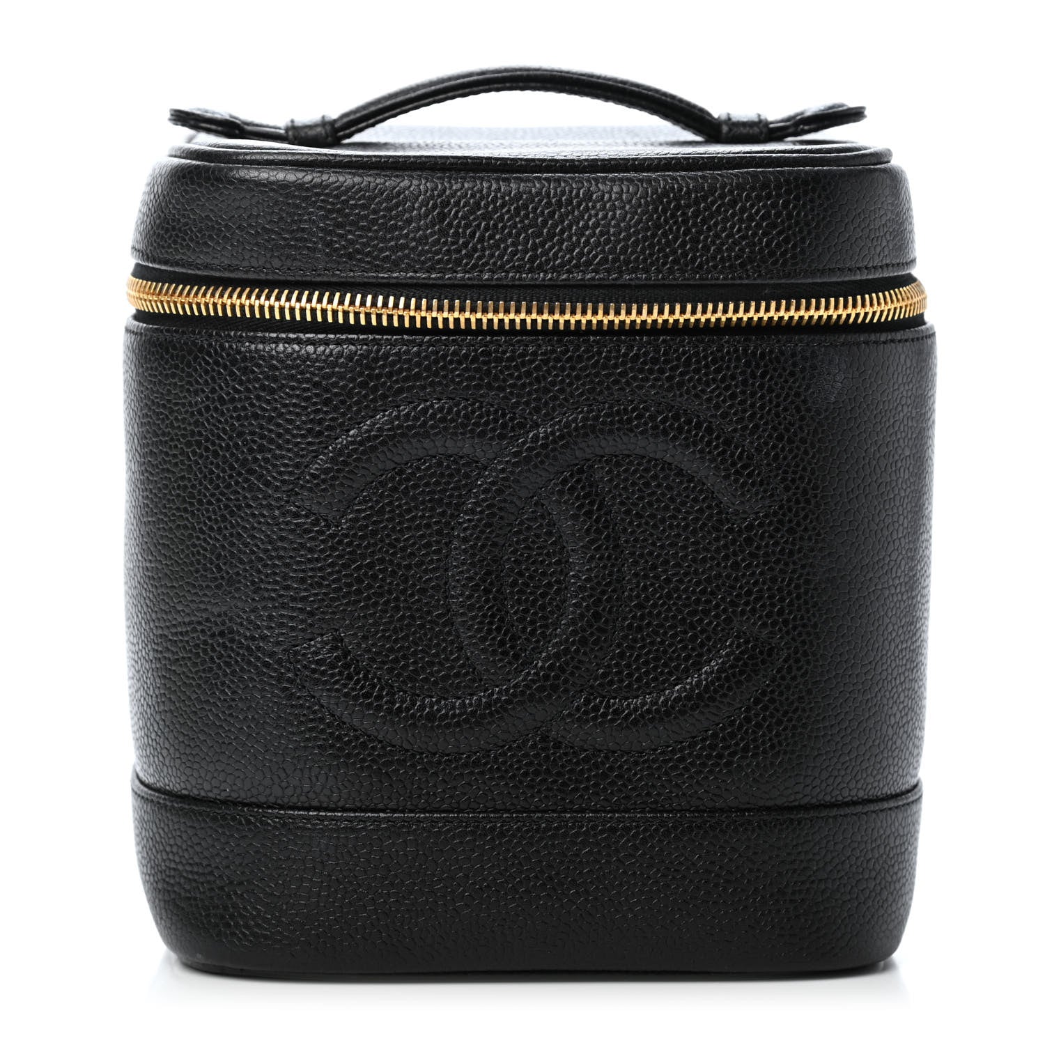 Chanel Caviar Vanity Cosmetic Case Black 1 of 5
