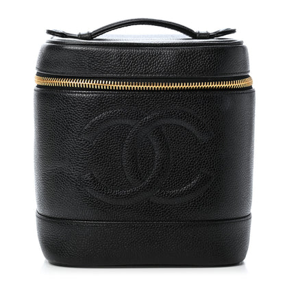 Chanel Caviar Vanity Cosmetic Case Black 1 of 5