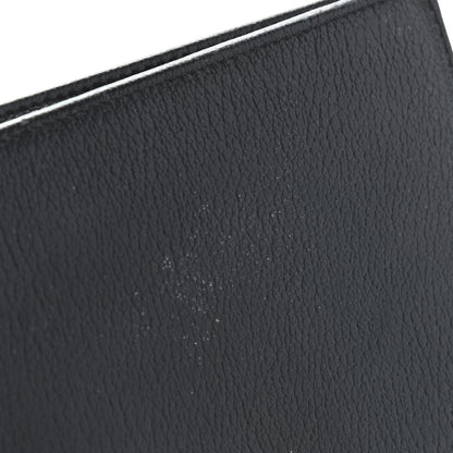 Chanel Goatskin Camellia Embossed Yen Wallet Black 11 of 17