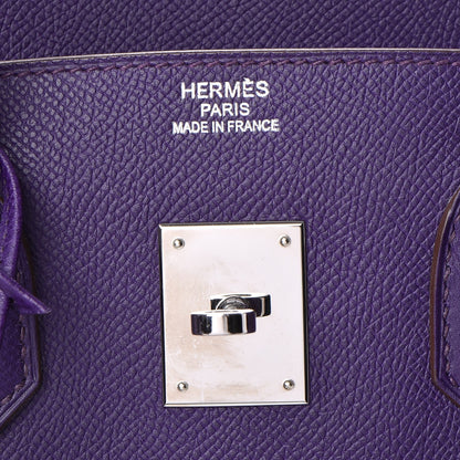 Hermes Epsom Birkin 35 Iris 23 of 43