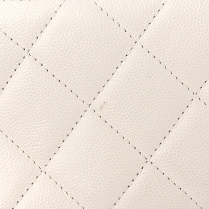 Chanel Caviar Quilted My Everything Small Flap White Black 13 of 15