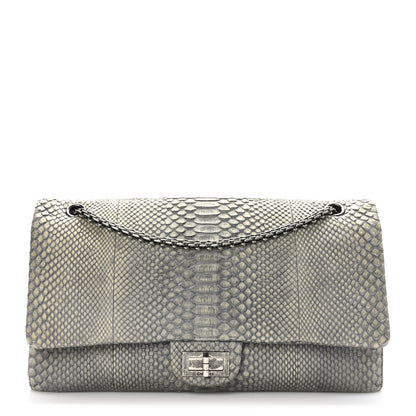 Chanel Snakeskin 2.55 Reissue 228 Flap Light Blue 1 of 9