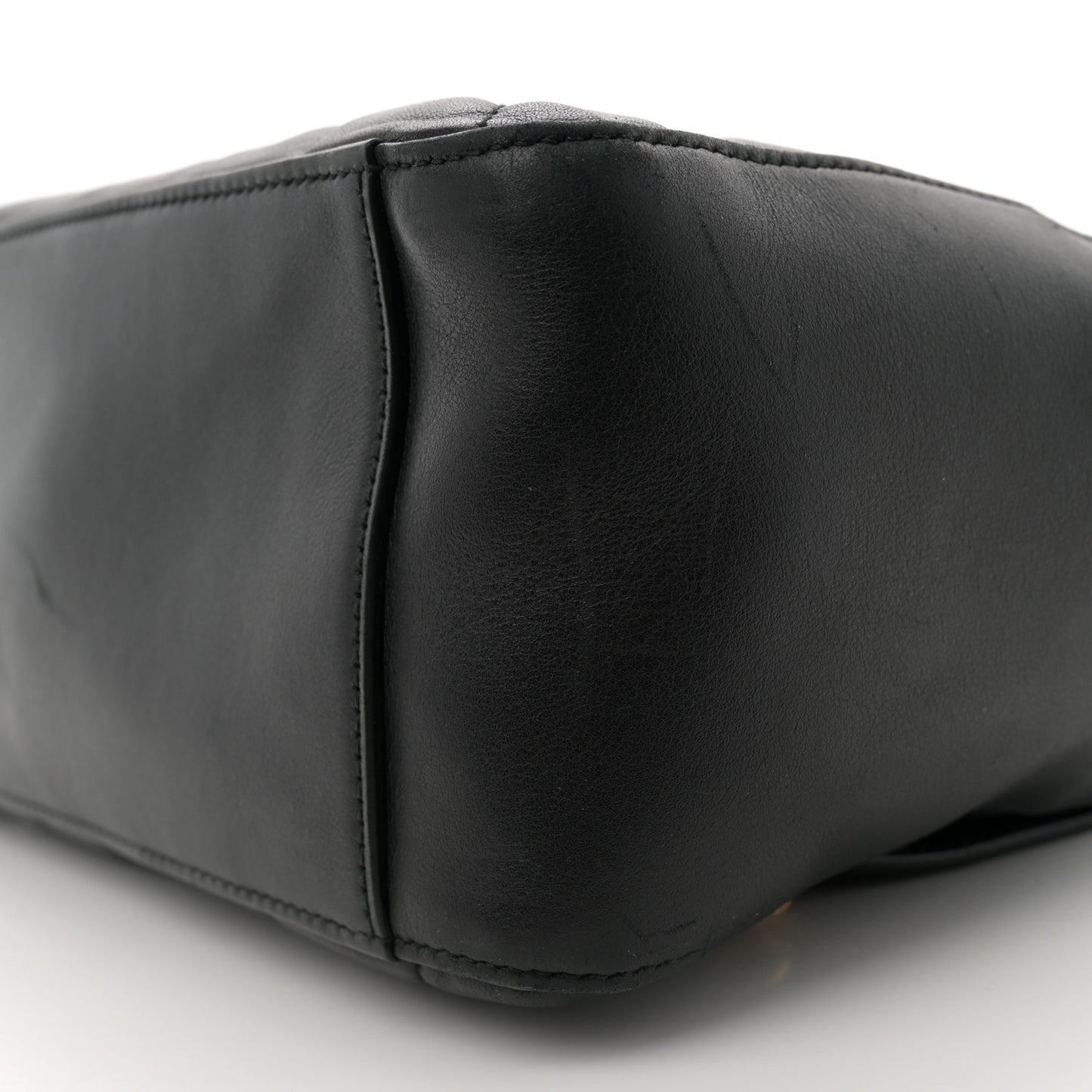 Calfskin Bamboo Trapuntata Queen Margaret Backpack Black