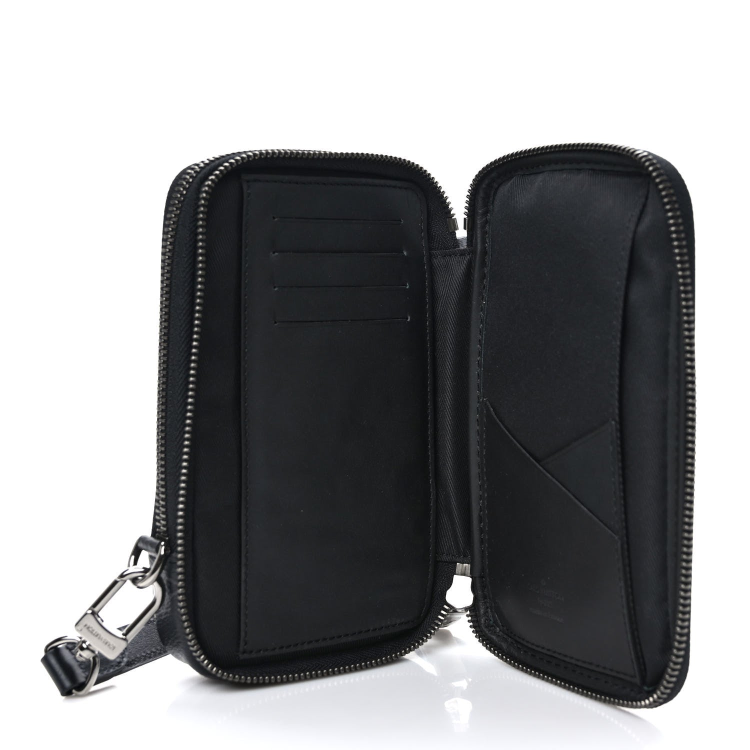 Louis Vuitton Monogram Eclipse Reverse Double Phone Pouch 6 of 9