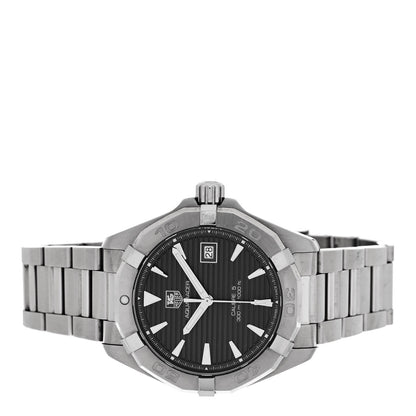 Tag Heuer Stainless Steel 41mm Aquaracer 300M Automatic Watch Grey WAY2113 2 of 4
