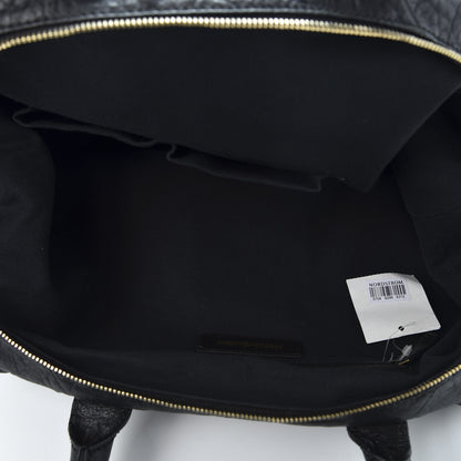Saint Laurent Pebbled Lambskin Medium Easy Sac Black 4 of 8