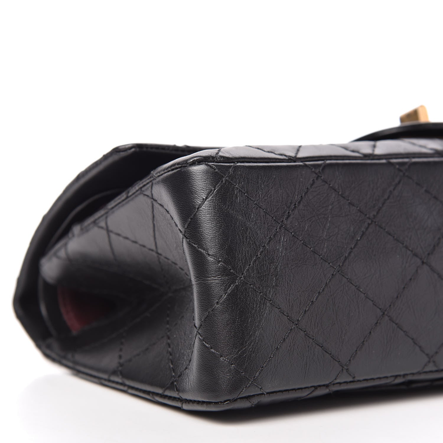 Chanel Aged Calfskin Quilted 2.55 Reissue 225 Flap Black 6 of 10