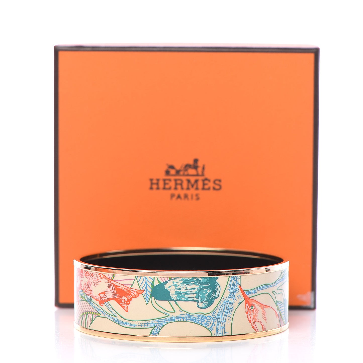 Enamel Printed Tree of Song Wide Bracelet 70 Graffitis Craft