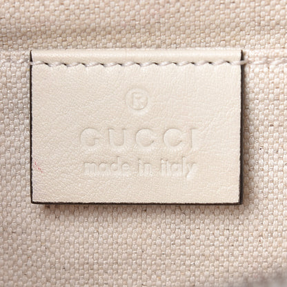 Gucci Calfskin Bamboo Web Medium Dionysus Top Handle Bag White Blue Hibiscus Red 6 of 17