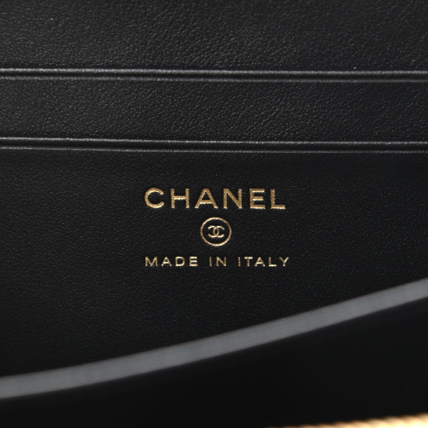 Caviar Quilted CC Filigree Vanity Clutch With Chain Beige Black