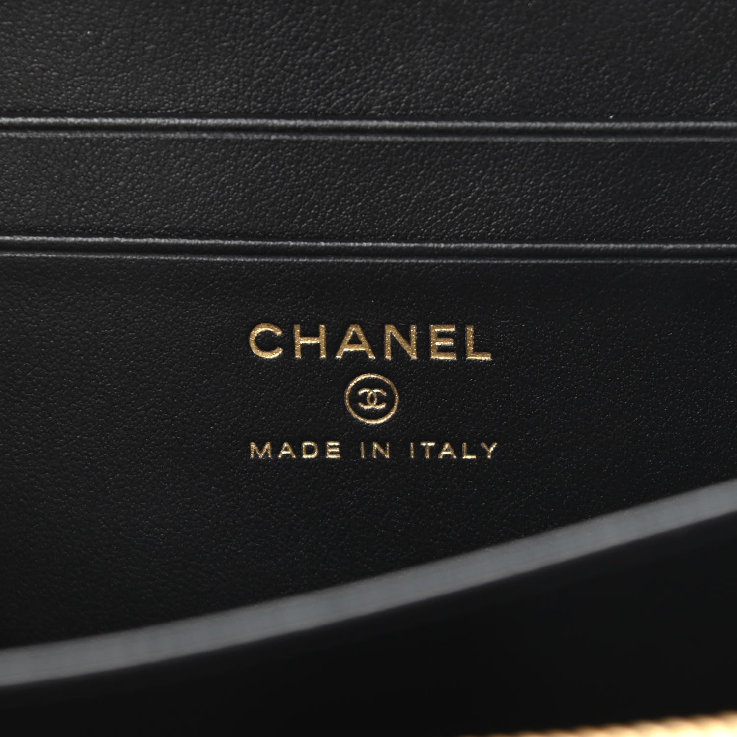 Chanel Caviar Quilted CC Filigree Vanity Clutch With Chain Beige Black 6 of 10