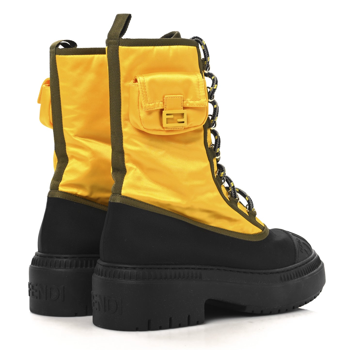 Nylon Baguette Domino 50mm Biker Boots 40 Mimosa Black