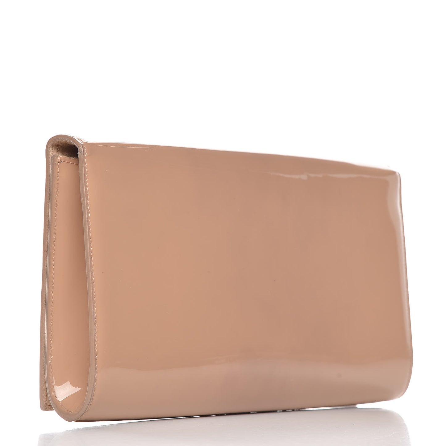 Patent Calfskin Monogram Large Belle De Jour Clutch Chair