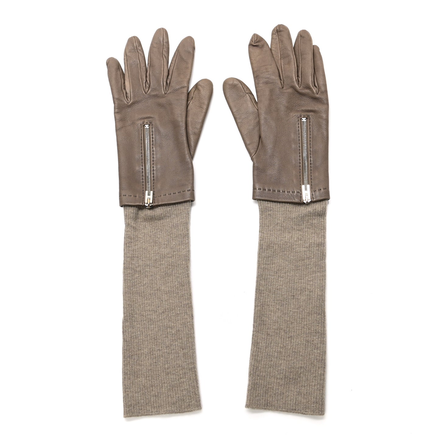 Lambskin Cashmere Gloves 8 Gris
