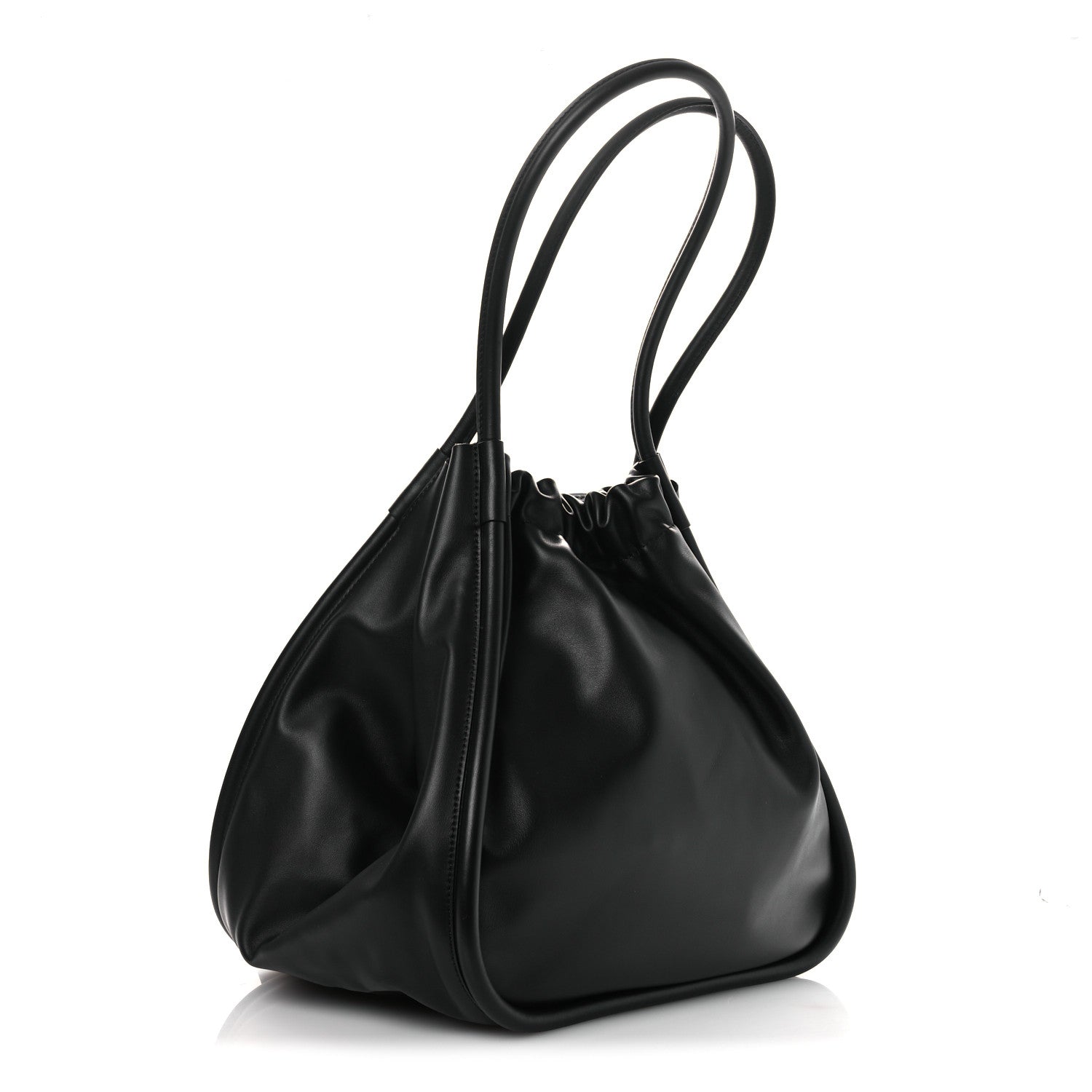 Proenza Schouler Calfskin XL Ruched Tote Black 4 of 12