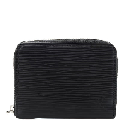 Louis Vuitton Epi Zippy Coin Purse Black 1 of 8