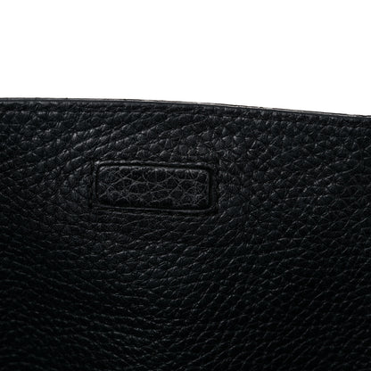 Burberry London Grainy Calfskin Medium Cale Hobo Black 19 of 27