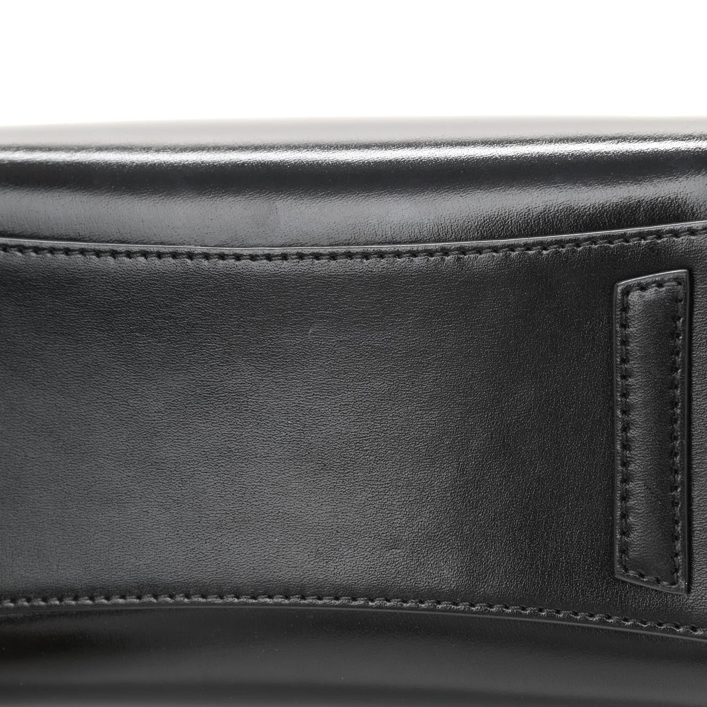 Shiny Lord Calfskin Mini Antigona Black