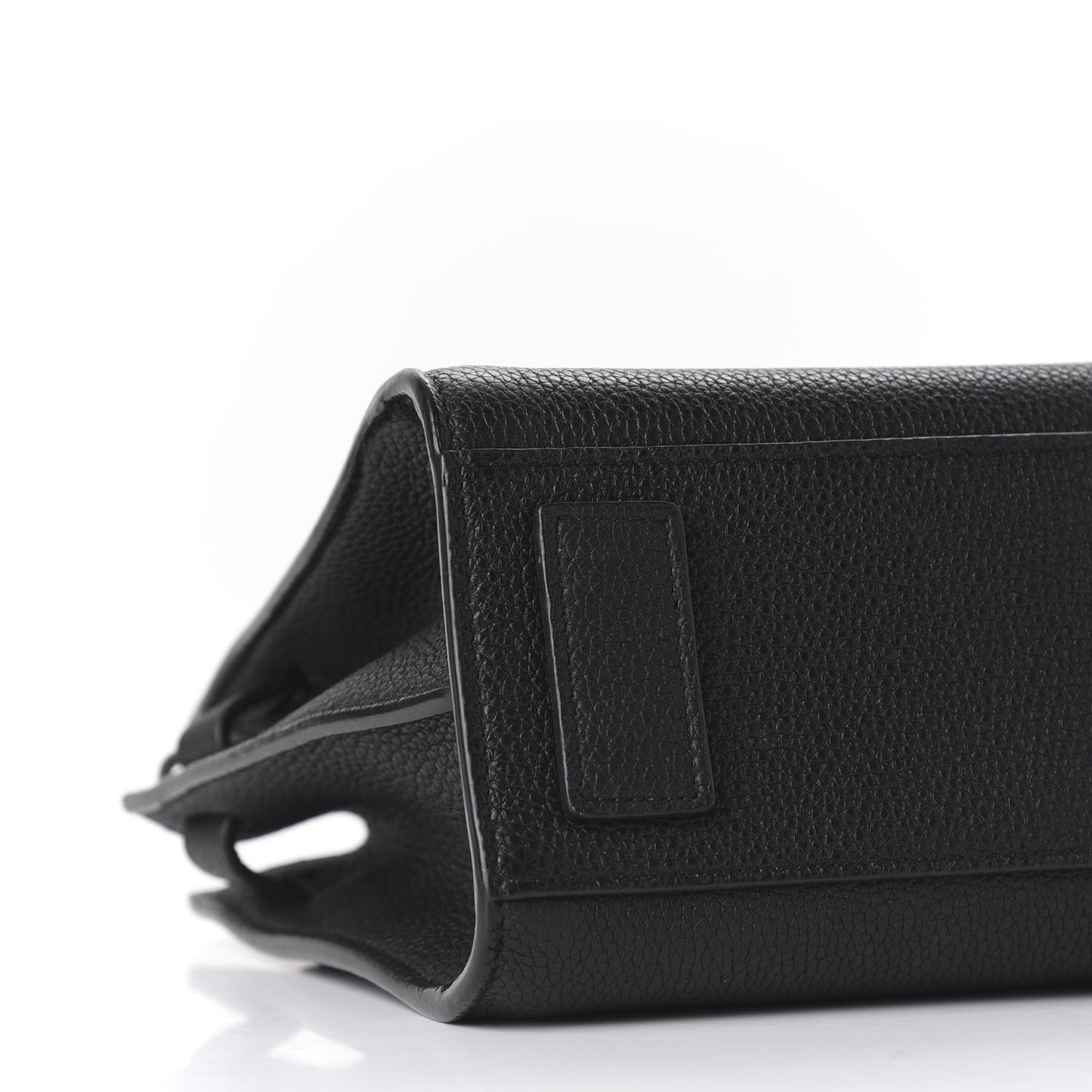 Grained Calfskin Nano Sac De Jour Souple Black
