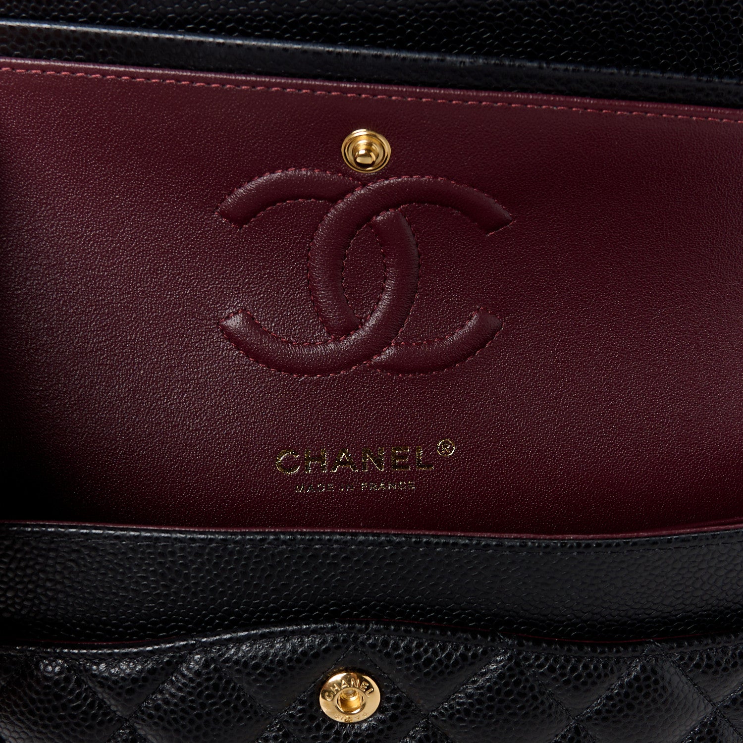 Chanel Caviar Quilted Small Double Flap Black 6 of 12
