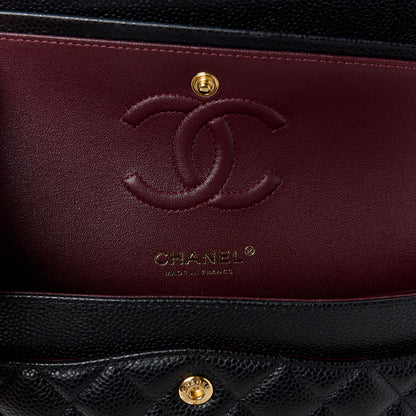 Chanel Caviar Quilted Small Double Flap Black 6 of 12