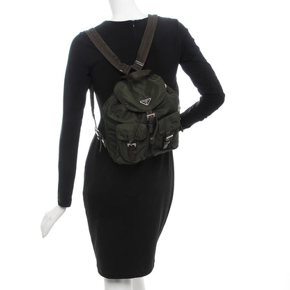 Prada Nylon Vela Small Backpack Ebano 2 of 7