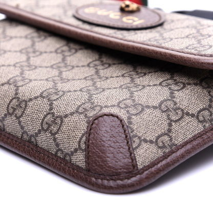 Gucci GG Supreme Monogram Neo Vintage Web Belt Bag Brown 7 of 11