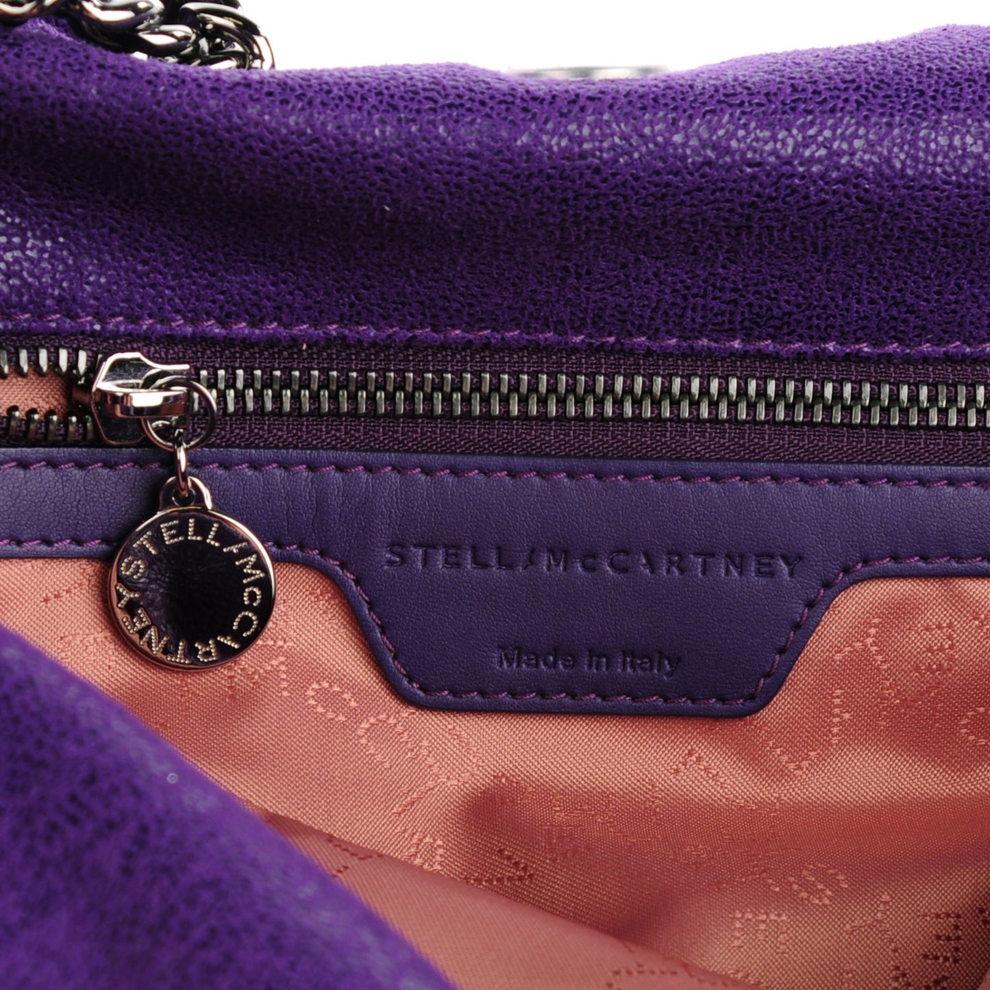 Shaggy Deer Small Falabella Tote Bright Purple