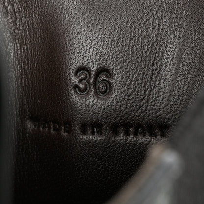 Bottega Veneta Calfskin The Tire Chelsea Boots 36 Black Grass 6 of 12