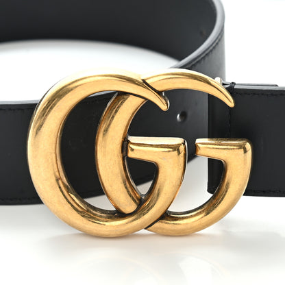 Gucci Calfskin Double G 40mm Belt 80 32 Black 4 of 7