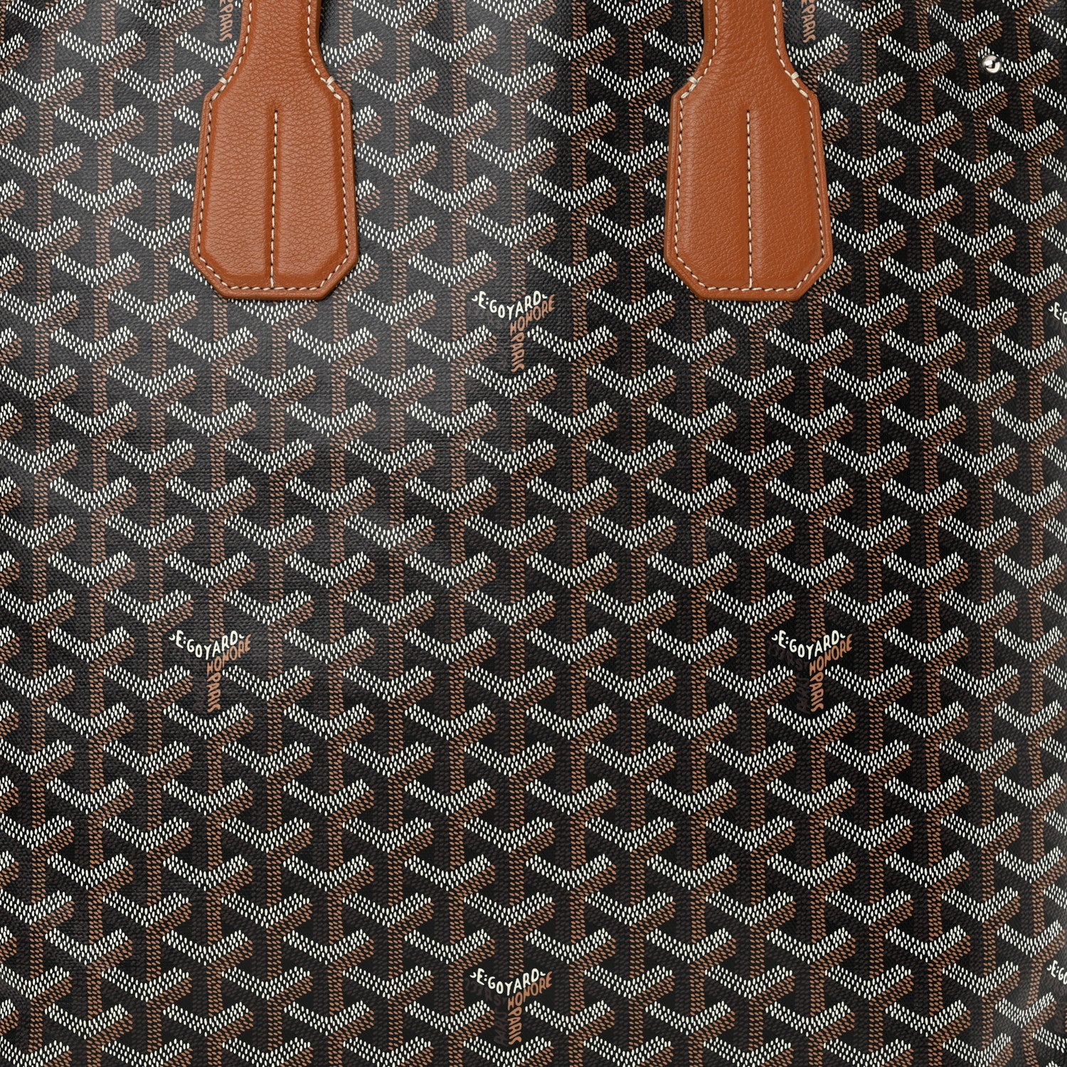 Goyard Goyardine Voltaire III Tote Black Gold 7 of 14