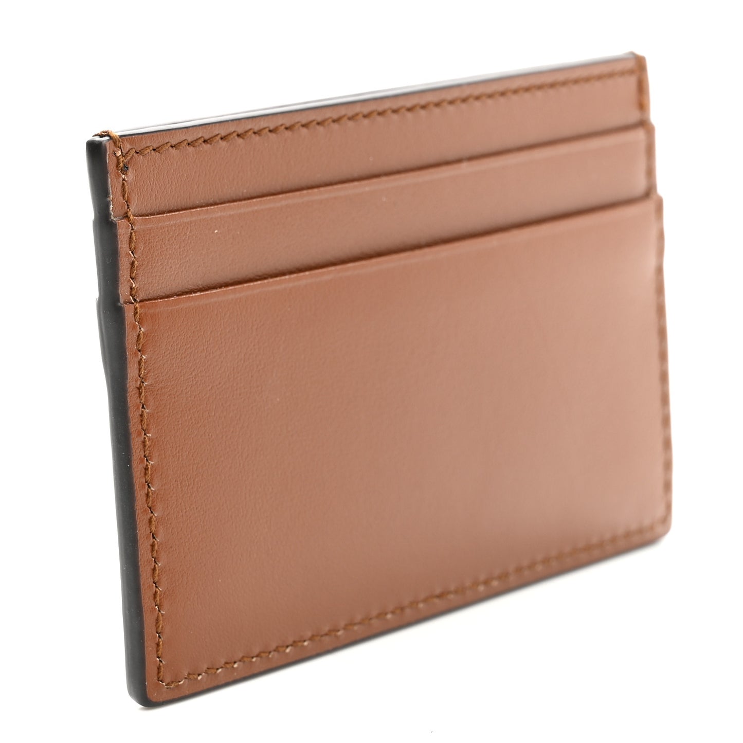 Plutone Calfskin Logo Card Holder Cuir