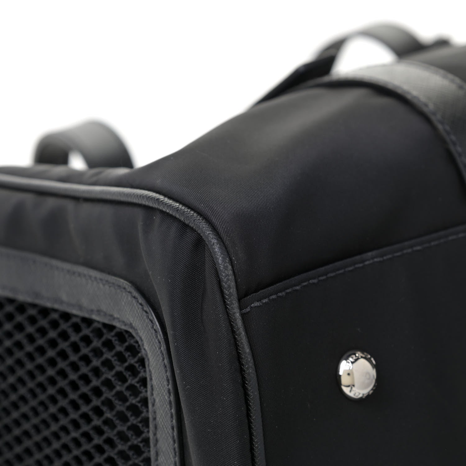 Prada Tessuto Nylon Saffiano Pet Carrier Black 4 of 9