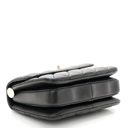 Chanel Lambskin Quilted Mini Trendy CC Dual Handle Flap Bag Black 4 of 10