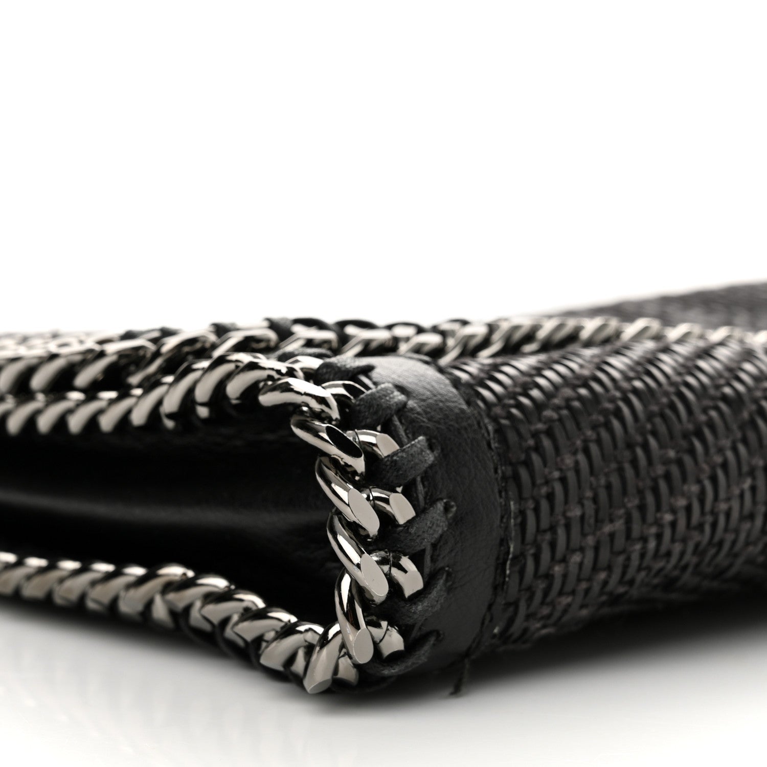 Stella McCartney Braided Falabella Clutch Black 8 of 13