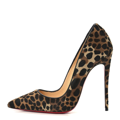 Christian Louboutin Jaguar Pony Hair So Kate 120 Pumps 37 Brown 1 of 7