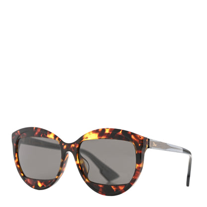 Christian Dior Acetate Mania 2 Round Sunglasses Tortoise 1 of 10