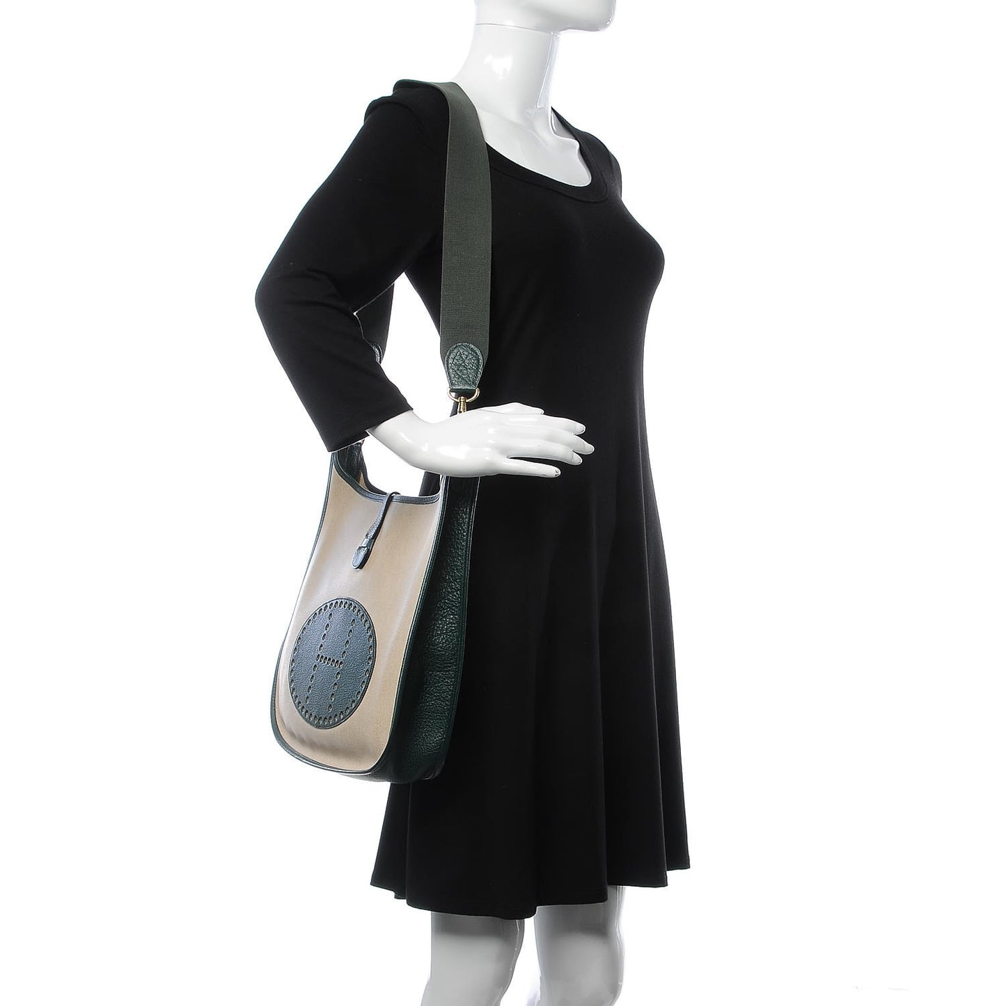 Toile Ardennes Evelyne GM Vert Fonce